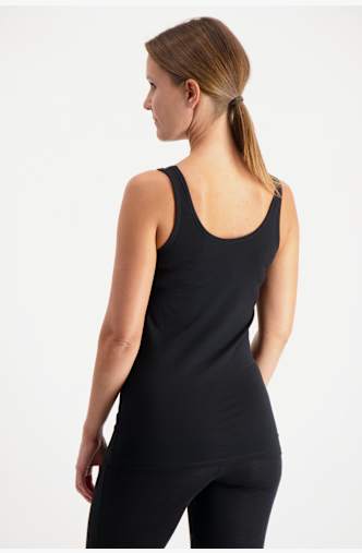 icebreaker Merino 150 Siren t-shirt termica donna Nero