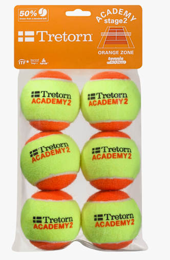 Tretorn Stage 2 Academy balles de tennis Jaune