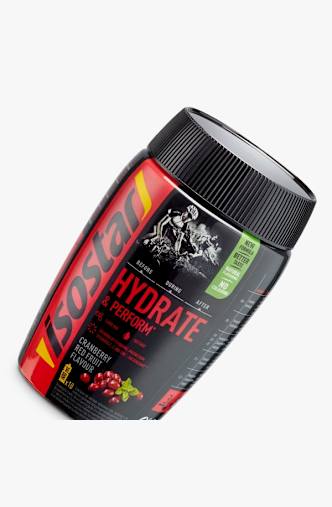 Isostar Hydrate & Perform Redfruits 400 g Getränkepulver Rot