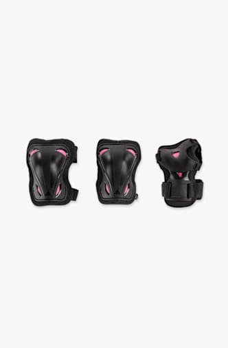 Rollerblade 3-Pack Skate Gear Damen Schoner Set Schwarz