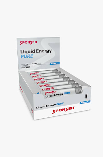 Sponser Liquid Energy Pure Neutral 18 x 70 g Energy Gel Blau