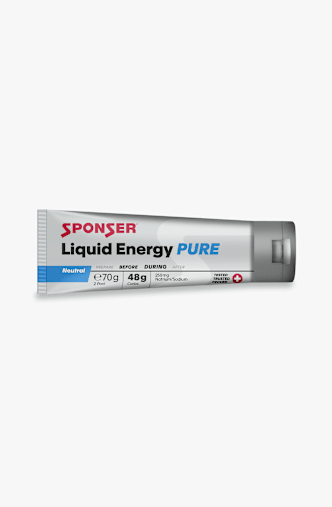 Sponser Liquid Energy Pure Neutral 18 x 70 g Energy Gel Blau