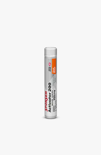 Sponser Activator 200 Fruit Boost 30 x 25 ml Nahrungsergänzung Blau