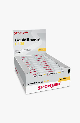 Sponser Liquid Energy Plus Neutral 40 x 35 g gel energetico Grigio