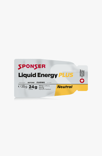 Sponser Liquid Energy Plus Neutral 40 x 35 g gel énergétique Gris