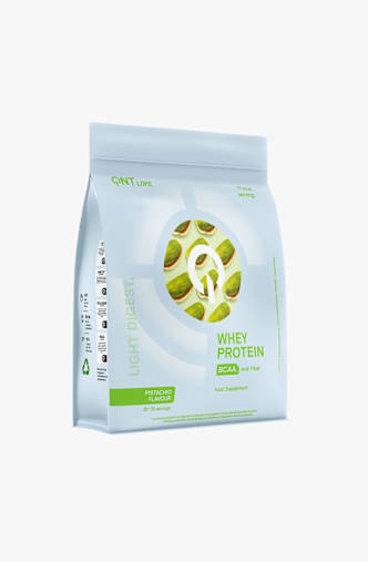 QNT Light Digest Whey Pistachio 500 g Proteinpulver Grün