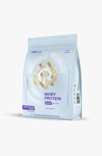 QNT Light Digest Whey White Chocolate 500 g Proteinpulver Lila