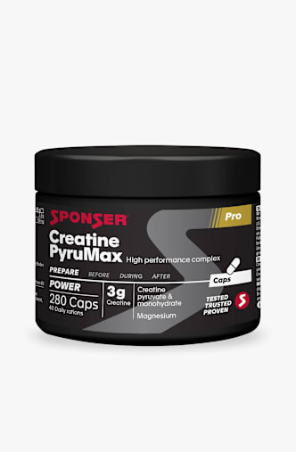 Sponser Creatine PyruMax Neutral 280 Nahrungsergänzung Schwarz