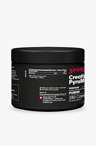 Sponser Creatine PyruMax Neutral 280 Nahrungsergänzung Schwarz