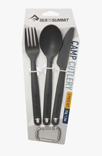 Sea to Summit Camp Cutlery 3 p posate da campeggio Grigio