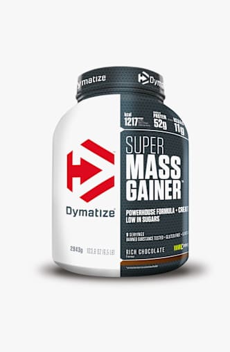 Dymatize Super Mass Gainer Rich Chocolate 2943 g Proteinpulver Weiss