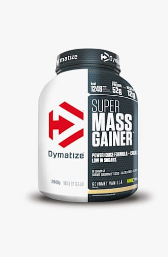 Dymatize Super Mass Gainer Gourmet Vanilla 2943 g Proteinpulver Weiss