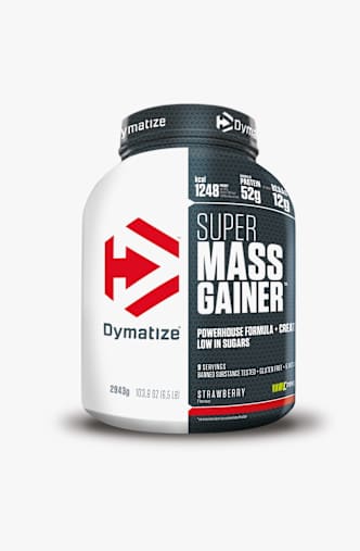 Dymatize Super Mass Gainer Strawberry 2943 g Proteinpulver Weiss