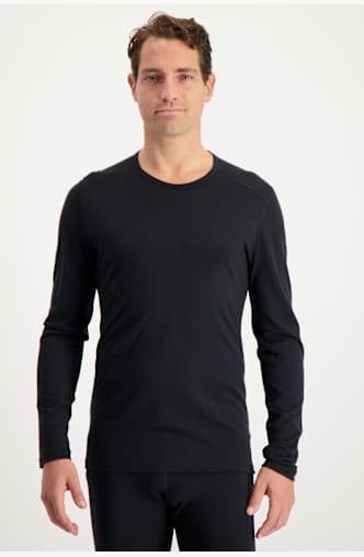 icebreaker Men Merino 200 Oasis maglia a maniche lunghe uomo Nero