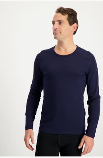 icebreaker Merino 260 Tech maniche lunghe termica uomo Blu