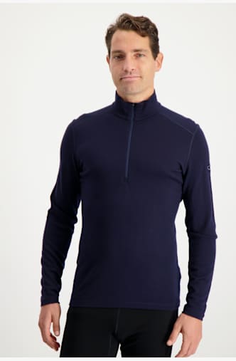 icebreaker Merino 260 Tech Herren Thermo Longsleeve Blau