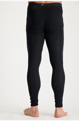 icebreaker Merino 175 Everyday leggings termici uomo Nero