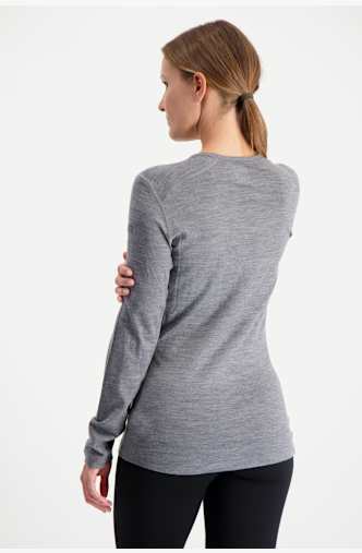 icebreaker Merino 200 Oasis maniche lunghe termica donna Grigio
