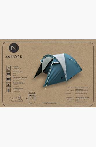 46 NORD Rawil 3 Zelt Blau
