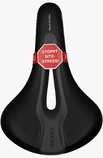 Terry Figura Gel Damen Sattel Schwarz