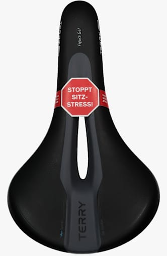Terry Figura Gel Herren Sattel Schwarz