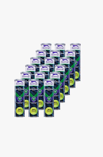 Slazenger 18-Pack Wimbledon pallone da tennis Giallo