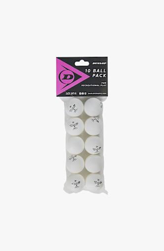 Dunlop 10-Pack 40 Plus pallina da ping pong Bianco
