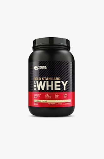 Optimum Nutrition Whey Gold Standard Vanilla Ice Cream 900 g Proteinpulver Schwarz