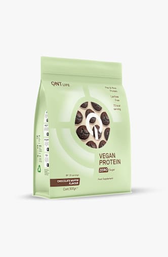 QNT Vegan Chocolate Muffin 500 g Proteinpulver Weiss