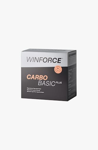 Winforce Carbo Basic Plus Pfirsich 10 x 60 g Getränkepulver Schwarz