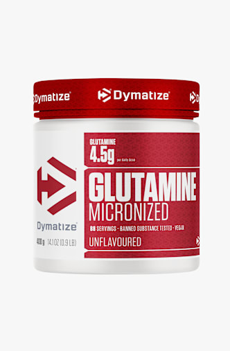 Dymatize Glutamine Neutral 400 g Nahrungsergänzung Weiss