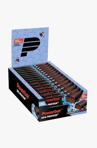 Powerbar 30% Protein Plus Chocolate 15 x 55 g Sportriegel Blau