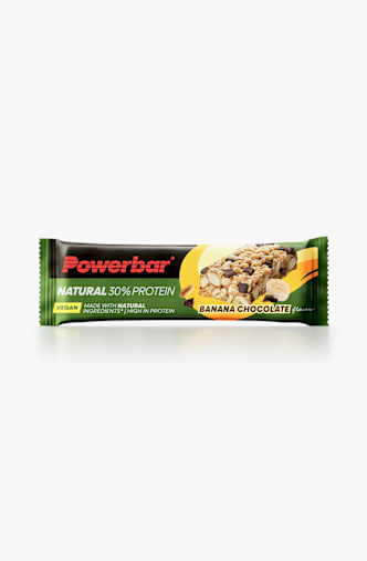 Powerbar Natural 30% Protein Banana-Chocolate 18 x 40 g Sportriegel Grün