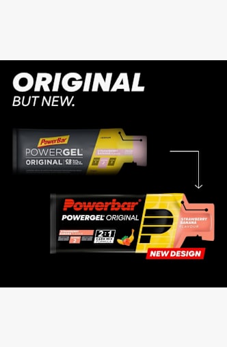 Powerbar Power Original Strawbeery-Banana 24 x 41 g gel énergétique Jaune