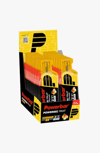 Powerbar Power Fruit Mango Passionsfrucht 24 x 41 g Energy Gel Gelb