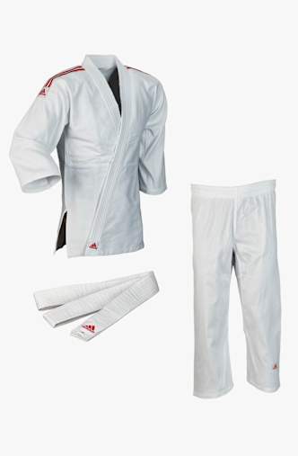 adidas Club 130 Kinder Judoanzug Weiss