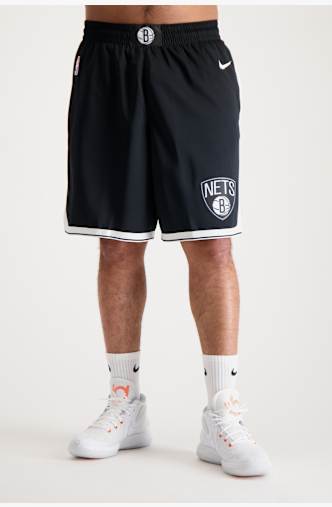 Nike Brooklyn Nets Herren Basketballshort Schwarz