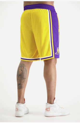 Nike Los Angeles Lakers short da basket uomo Giallo