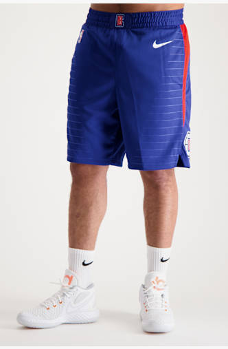 Nike LA Clippers short de basket hommes Bleu