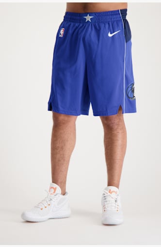 Nike Dallas Mavericks Herren Basketballshort Blau