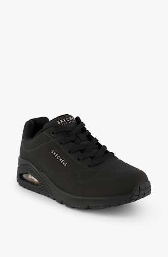Skechers Uno - Stand on Air Damen Sneaker Schwarz
