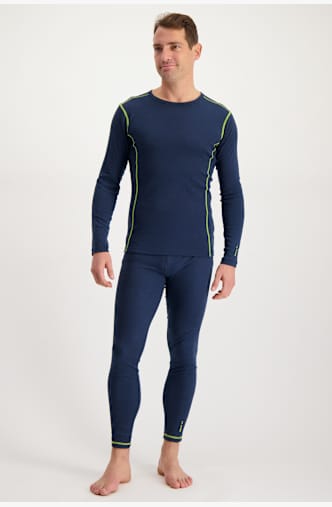 46 NORD Herren Thermo Unterwäsche Set Blau