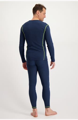 46 NORD Herren Thermo Unterwäsche Set Blau