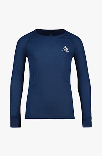 Odlo Active Warm manche longue thermique enfants Bleu