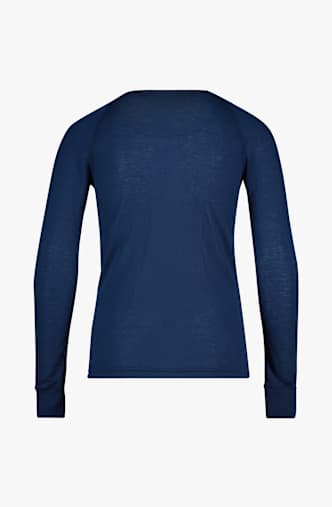 Odlo Active Warm Kinder Thermo Longsleeve Blau
