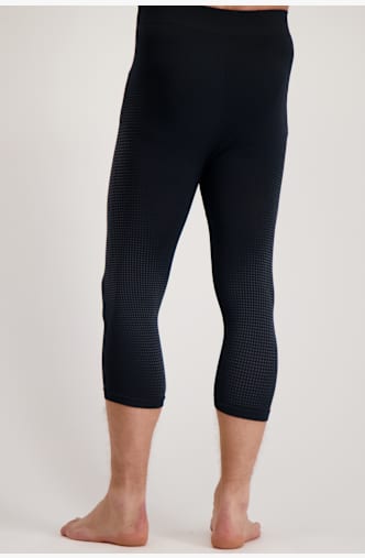 Odlo Performance Warm ECO pantalon thermique 3/4 hommes Noir