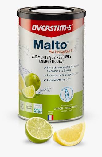 Overstim's Malto Antioxydant Citron-Citron Vert 500 g Getränkepulver Grün