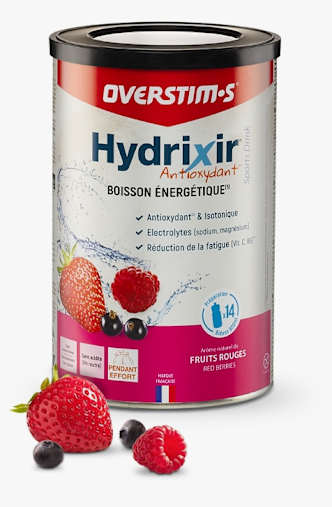 Overstim's Hydrixir Antioxydant Fruits Rouges 600 g Getränkepulver Grün