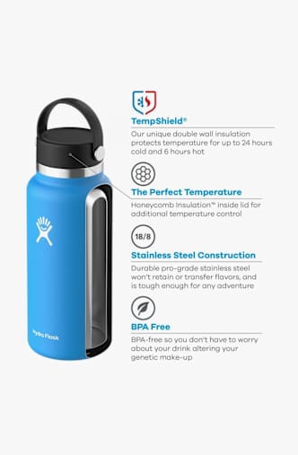 Hydro Flask Wide Mouth 946 ml borraccia Bianco
