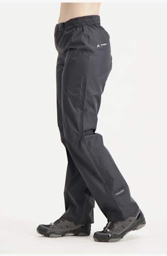 VAUDE Drop II Langgrösse Damen Regenhose Schwarz